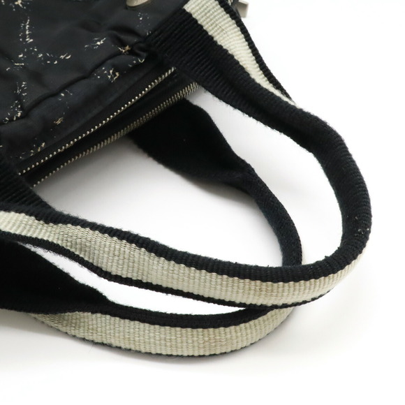 Chanel Travel Line Mini Boston Bag Nylon Black Red - Picture 4 of 9